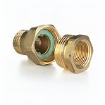 Американка прямая Elsen 1"-1", НР-ВР, EBF26.10, с накидной гайкой, латунь