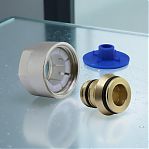 Евроконус Gappo 16-3/4" 2.2 мм G438.16, с накидной гайкой, латунь