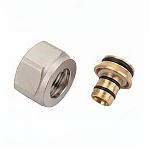 Евроконус Gappo 16-3/4" 2 мм, G437.16, соединитель с накидной гайкой, латунь