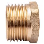 Футорка резьбовая Gappo 1"-1/2", НР-ВР, G1219.0604, фитинг переходной, латунь