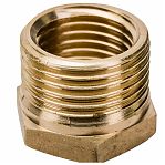 Футорка резьбовая Gappo 1"-1/2", НР-ВР, G1219.0604, фитинг переходной, латунь
