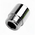 Удлинитель резьбовой TST 3/4"-3/4", ВН-НР, TST.180.0420, длина 20 мм, латунь хромированная