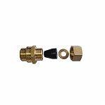 Американка прямая IQ Fitting 3/4"-1" 15040, с накидной гайкой, переходная, латунь