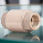 Клапан обратный Gappo 3/4"-3/4", ВР-ВР, G1241.05, пружинный, латунь