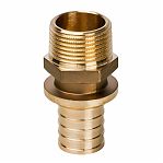 Переходник аксиальный Gappo 20-R 1/2" НР G1307.2004, соединительный, латунь
