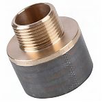 Переходник резьбовой Viega 3/4"-1 1/2 НР-ВР, комбинированный, бронза