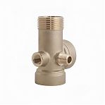 Соединитель 5-ти выводной Gappo 1"x1/4" G1234.0602, переходной, латунь