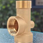 Соединитель 5-ти выводной Gappo 1"x1/4" G1234.0602, переходной, латунь