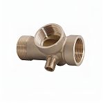 Соединитель 5-ти выводной Gappo 1"x1/4" G1234.0602, переходной, латунь