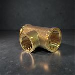 Тройник резьбовой 2"-2"-2", ВР-ВР-ВР, равнопроходной, латунь