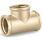 Тройник резьбовой 2"-2"-2", ВР-ВР-ВР, равнопроходной, латунь