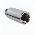 Удлинитель резьбовой 3/4" ВР-НР, длина 60 мм, прямой, латунь хромированная