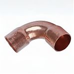 Угол медный двухраструбный, 35 мм х 90°, под пайку, для водоснабжения и отопления