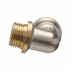 Угольник 90 гр. резьбовой TST 1/2"-1/2", НР-ВР,  TST.132.0303, с ограничителем, латунь