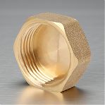 Заглушка резьбовая Gappo 1", ВР, G1218.06, для радиаторов, пассивированная латунь