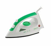 Утюг HomeStar HS-4001 4837, 2000 Вт, подошва с тефлоновым покрытием, бело-зеленый