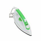 Утюг HomeStar HS-4001 4837, 2000 Вт, подошва с тефлоновым покрытием, бело-зеленый