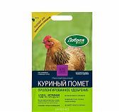 Удобрение Добрая сила  Куриный помет, для открытых грядок, теплиц, парников, пролонгированное, 2 кг