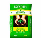 Биогрунт Лама Торф Богатырь обеззараженный для рассады, универсальный, 20 л