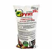 Экогрунт универсальный Ecologica готовый питательный, на основе биогумуса, 20 л