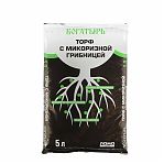 Торф универсальный Лама Торф Богатырь, с микоризной грибницей, 5 л