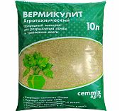 Удобрение Cemmix 282557 Вермикулит Сельхозтрест, вспученный, агротехнический, 10 л