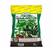 Грунт для пальм и фикусов Гера Биогрунт Экофлора с добавлением экстракта озерного сапропеля, 5 л