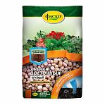 Дренаж цветочный Фаско Крупный Цветочное счастье, керамзит, предотвращает загнивание корней, 1 л