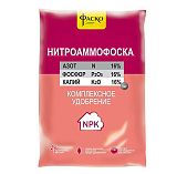 Удобрение ФАСКО Нитроаммофоска, гранулы, для растений, универсальное, 1 кг