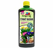 Удобрение Гера ФлорГумат Гумат калия, биостимулятор роста растений, 0.5 л