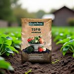 Торф низинный Огородник для обогащения почвы, полностью готовый к применению, 9 л