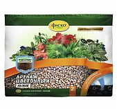 Дренаж цветочный Фаско Мелкий Цветочное счастье, керамзит, предотвращает загнивание корней, 2 л