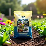 Биопочвогрунт универсальный Keva Bioterra с биогумусом и кремнием, 60 л