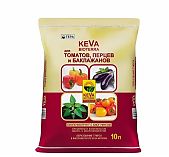Биопочвогрунт Гера Keva Bioterra для томатов, перцев и баклажанов, с биогумусом, 10 л