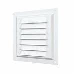 Решетка вентиляционная Era 1515МЭ с сеткой, 150х150 мм, сталь, белая