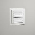 Решетка вентиляционная Era 1515МЭ с сеткой, 150х150 мм, сталь, белая