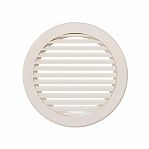 Решетка вентиляционная Era 15РКН, наружная, d 150 мм, пластик, круглая, слоновая кость
