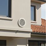 Решетка вентиляционная Era 15РКН, наружная, d 150 мм, пластик, круглая, слоновая кость