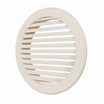 Решетка вентиляционная Era 15РКН, наружная, d 150 мм, пластик, круглая, слоновая кость