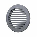 Решетка вентиляционная Era 15РКН, наружная, d 150 мм, пластик, круглая, серая