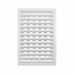 Решетка вентиляционная регулируемая Era, 2030РРПН, наружная, 200х300 мм, белый, пластик