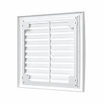 Решетка вентиляционная регулируемая Era 3535РРН, наружная, 350х350 мм, белая, пластик