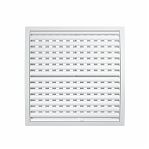 Решетка вентиляционная регулируемая Era 3535РРПН, наружная, 350х350 мм, белая, пластик