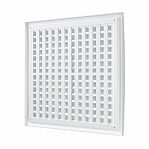 Решетка вентиляционная регулируемая Era 3535РРПН, наружная, 350х350 мм, белая, пластик