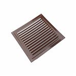 Решетка вентиляционная с сеткой Era 2020МЭ, 200х200 мм, сталь, коричневая