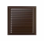 Решетка вентиляционная с сеткой Era 2020МЭ, 200х200 мм, сталь, коричневая