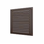 Решетка вентиляционная с сеткой Era 2020МЭ, 200х200 мм, сталь, коричневая