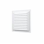 Решетка вентиляционная с сеткой Era 2020МЭ, 200х200 мм, сталь, белая