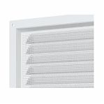 Решетка вентиляционная с сеткой Era 2020МЭ, 200х200 мм, сталь, белая