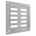 Решетка вентиляционная регулируемая Era 1010MER Silver, 100х100 мм, оцинкованная сталь, цвет серебристый